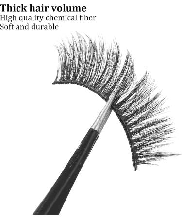 Reusable Eyelashes Lightweight and Portable 5 Pairs 6D False Eyelashes Hand Made Eyelashes Soft and for Salon for Home(GL701) - Buy Online on SooperMarket.com