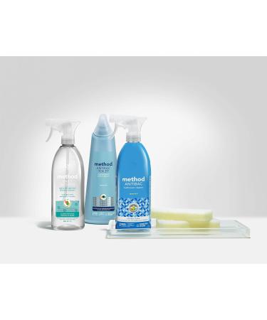 Method Antibacterial Bathroom Cleaner - Spearmint 28 Fl Oz | Removes Mold & Mildew Stains | Eco-Friendly & Effective - Buy Online on SooperMarket.com