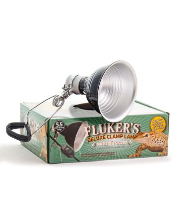 Fluker's Repta-Clamp Lamp 5.5-Inch Ceramic with Dimmable Switch