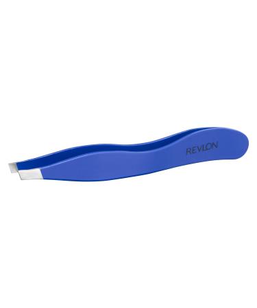 Revlon Control Grip Tweezer  Slanted Tweezer  with Stainless Steel Tips
