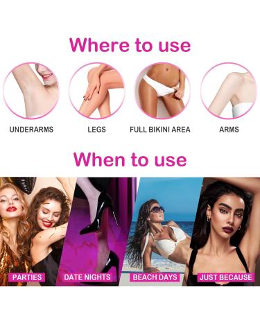 KISSIO Hair Removal Cream - Gentle Hair Remover for All Skin Types | Underarms Arms Legs & Bikini Area | Moisturizing Citrus & Papaya Formula | 4.94 oz - Buy Online on SooperMarket.com