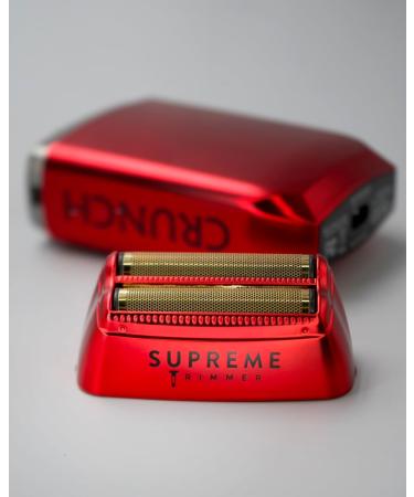 Supreme Trimmer Replacement Foil & Cutter SB63 - Hypoallergenic Foil for Crunch STF602 | Red | International Shipping Available - Buy Online on SooperMarket.com