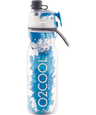 O2COOL Mist 'N Sip 2-in-1 Misting Water Bottle - 20 oz (Splash Blue) - Buy Online on SooperMarket.com