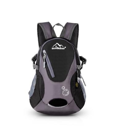 Cycling Hiking Backpack Sunhiker Water Resistant Travel Backpack Lightweight SMALL Daypack M0714 Small Black