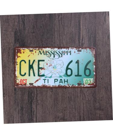 Cabilock Metal Signs License Plate Iron Painting European and American - Buy Online on SooperMarket.com