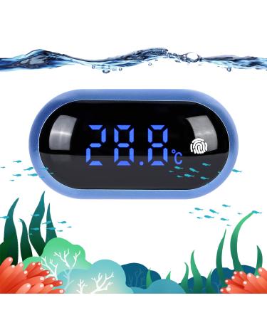 Aquarium thermometer digital aquarium thermometer high precision thermometer aquarium with LED digital display touchscreen marine thermometer water thermometer for fresh water sea water marine