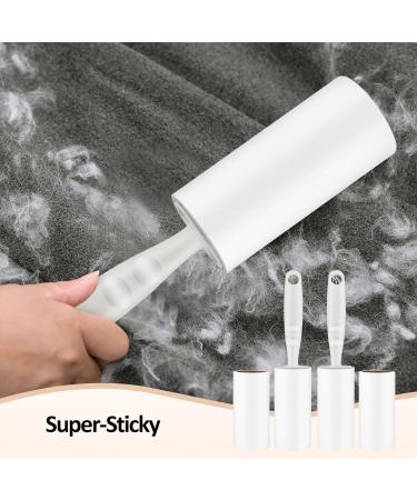 Extra Sticky Lint Rollers - 10 Rollers (60 Sheets Each) for Pet Hair Removal on Clothing Sofa Bed & Carpet | Lint Roller for Cat & Dog Hair - Buy Online on SooperMarket.com