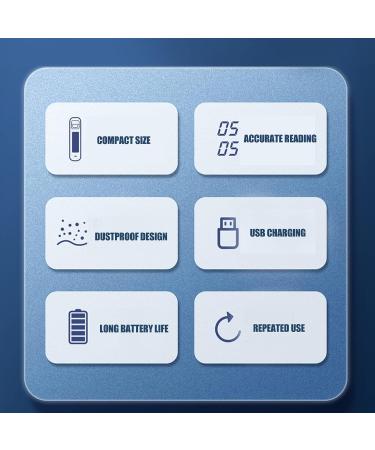 Cryfokt Portable Breathalyzer | 0-0.19% BAC | Rechargeable & Smart | Digital Display & LED Indicator | Ideal for Personal & Professional Use - Buy Online on SooperMarket.com