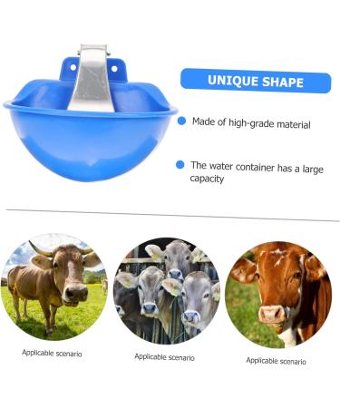 GANAZONO Farm Automatic Drinking Fountain Livestock Animals Waterer Stainless Sink Drinking Cup Large Plastic - Buy Online on SooperMarket.com