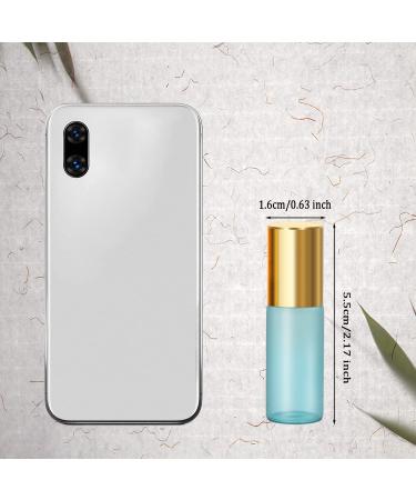 Pinkiou 5ml Glass Roller Bottles with Stainless Steel Balls Essential Oil Empty Bottles & Corkscrew for International Shipping - Buy Online on SooperMarket.com