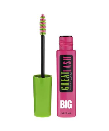 Maybelline Great Lash BIG Washable Mascara Blackest Black - Volumizing 0.34 fl oz - Buy Online on SooperMarket.com