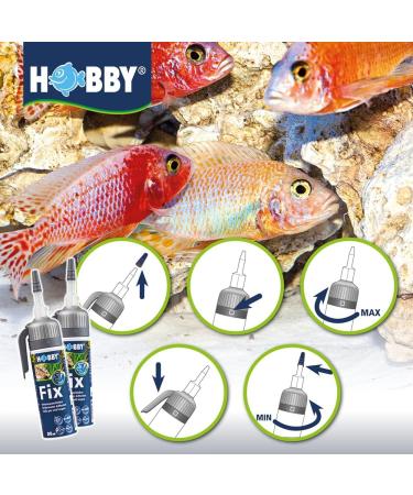 Shop Hobby 11968 Fix Underwater Glue - Transparent 80ml Cartridge for Effective Bonding | International Shipping Available - Buy Online on SooperMarket.com