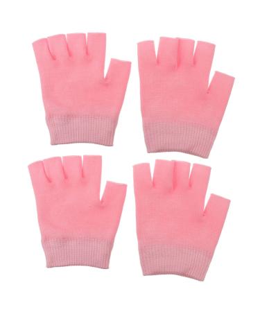 PLAFOPE 2 Pairs Gel Gloves Moisturizing Gloves Cosmetic Moisturizing Gloves Skin Care Gloves Moisturizing Hand Gloves Spa Gloves Moisturizing Hand Gloves Hand Care Gloves 16X13X1CM