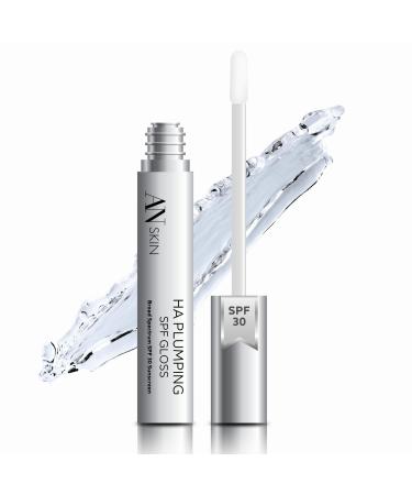 AN Skin - Lip Plumping SPF Gloss - Tinted Lip Balm with SPF 30 - Hydrating Lip Plumping Gloss Lip Moisturizer - Ceramides & Peptides for Lip Care