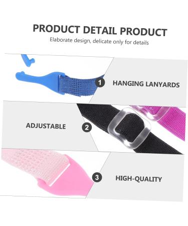 Plafope 8-Piece Adjustable Glasses Holder Lanyard Set for Kids - Elastic Neck Strap & Accessories in Assorted Colors - Buy Online on SooperMarket.com