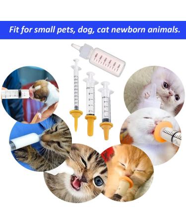Puppy Syringe Feeder Puppy Nursing Bottle Pet Syringe Feeding Kit Original Nipple with Syringe Feeding Nursing Bottle for Small Pet Puppy Kitten(24 Pack) - Buy Online on SooperMarket.com