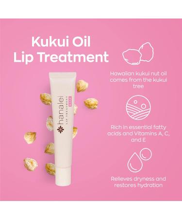 Hanalei Lip Treatment Bundle (Rose & Sand) | Moisturizing Lip Care with Kukui Oil, Shea Butter, Agave, and Grapeseed Oil - Cruelty-Free & Paraben-Free - Buy Online on SooperMarket.com