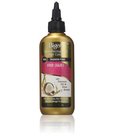 Bigen Semi-Permanent Haircolor #Pp4 Passion Pink 3 Ounce (88ml)