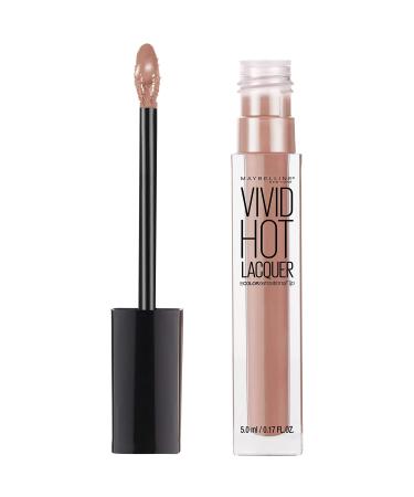 Maybelline New York Color Sensational Vivid Hot Lacquer Lip Gloss  Tease  0.17 fl. oz. 0.17 Fl Oz (Pack of 1) Tease