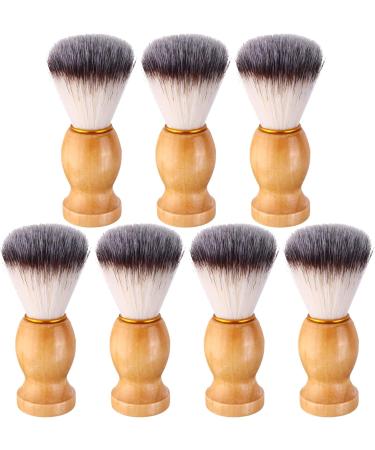 Yawdil Handmade Nylon Hair Brush Set for Men - 7Pcs Shaving & Salon Tools | International Shipping - Buy Online on SooperMarket.com