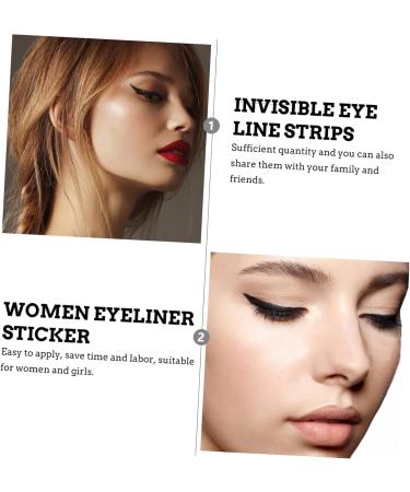 Hemoton 72 Pairs Glitter Eyeliner Glitter Stickers Double Eyelid Tapes Eyeliner Transfer Miss Tool Flash - Buy Online on SooperMarket.com