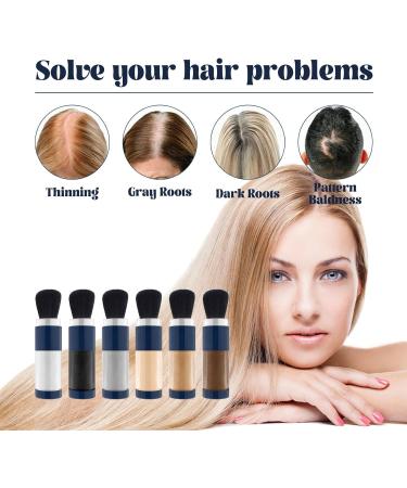 Supersize Color Fibers with Refill Set Colored Hair Thickener Temporary Hair Color for Root Touchup with Hair Thickening Fibers Unisex (grey) - Buy Online on SooperMarket.com