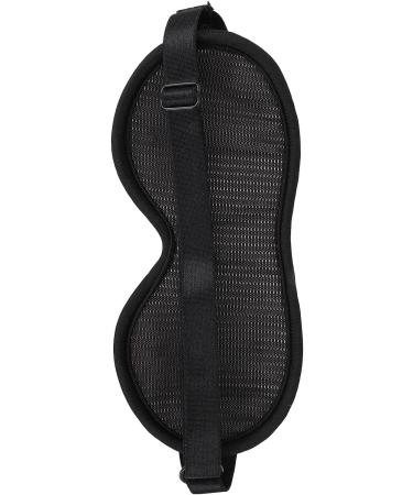 Black Soft Polyester Magnet Blindfold for Comfortable Home Use - Adjustable Size - Buy Online on SooperMarket.com