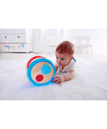 Shop Hape Baby Drum - Rolling Music Toy for Toddlers | Learn Rhythm & Sounds | Battery Operated | 6 Months+ - Buy Online on SooperMarket.com
