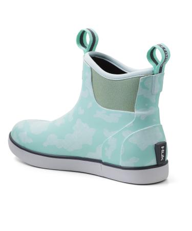 HUK Women's Rogue Wave Shoe | High-Performance Fishing & Deck Boot Rain 9 Camo - Beach Glass