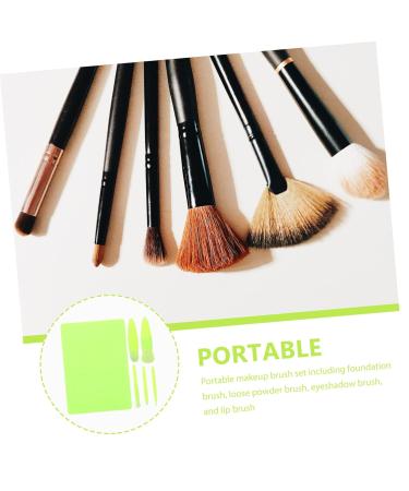NOLITOY Makeup Brush Set - Foundation Lip & Eye Brushes with Soft Bristles | Travel-Friendly Cosmetic Mirror | Shop Internationally - Buy Online on SooperMarket.com