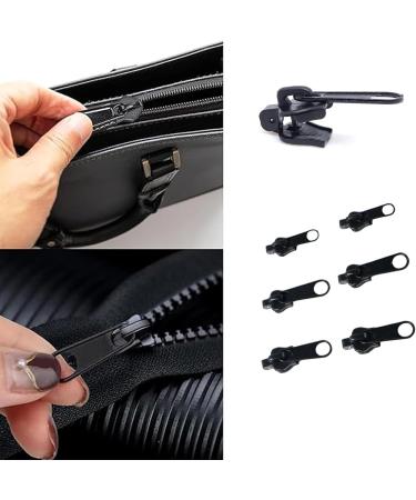 6-Piece Zipper Replacement & Repair Set | Removable Metal Zipper Pulls for Wallets Clothes Jeans Suitcases & Luggage - Shop Internationally! - Buy Online on SooperMarket.com