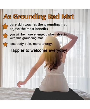 Grounding Mat for Better Sleep and Working Grounding Pad for Less Pain Reduce Stress Grounding Sheet (11.7IN * 39IN) - Buy Online on SooperMarket.com