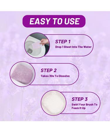 Septic Safe Toilet Bowl Cleaner Sheets | 36 Eco-Friendly Strips for Apartments Dorms & RVs - No Plastic No Bleach - Buy Online on SooperMarket.com