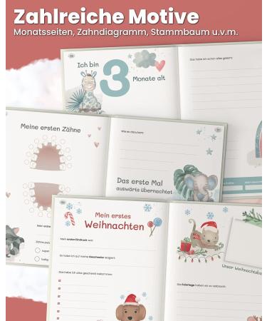 Buy Baby Album - The First Year Reminder Book for Boys & Girls | Colorful Photo Albums for Babies - Perfect Gift!   - Buy Online on SooperMarket.com