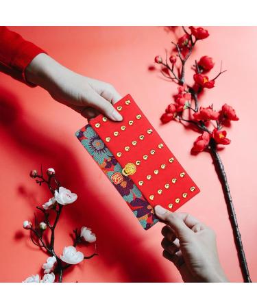 Harilla Chinese New Year Red Envelope Red Pockets Traditional Spring Festival Envelopes Hongbao Chinese Red Packets for Festival Sunflower - Buy Online on SooperMarket.com