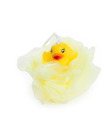 west5products Duck on Yelllow Bath and Shower Sponge Pouffes Pouf