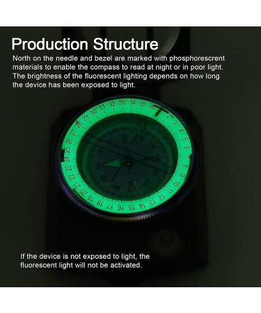 euBSWA Professional Outdoor Military March Compass - Waterproof & Shockproof Pocket Compass for Hunting Hiking and Camping - Buy Online on SooperMarket.com