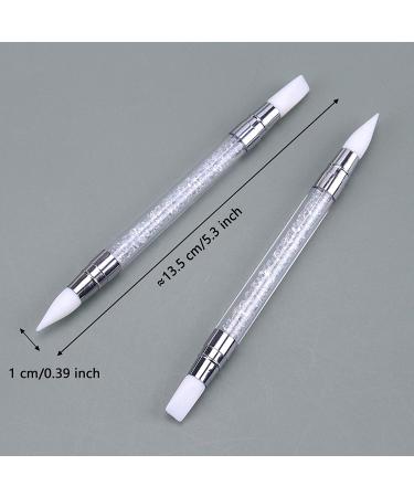 5 Pcs Dual Tipped Silicone Nail Art Sculpture Pens for Home Salon - Buy Online on SooperMarket.com