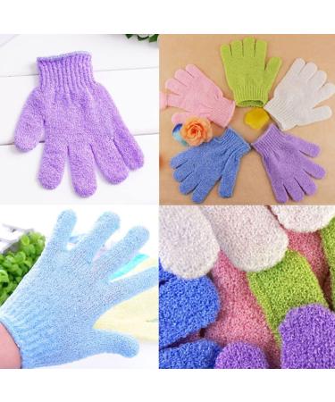 Exfoliating Bath Glove for Shower | Heavy Exfoliation Body Scrub Mitt | Shower Scrubber for Women & Men | Dead Skin Removal | Random Color - 1pc - Buy Online on SooperMarket.com