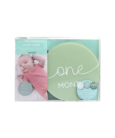 Pearhead Acrylic Monthly Milestone Photo Cards  Gender-Neutral Babys First Year Photo Prop Discs  Pregnancy Journey Milestone Markers  Sage Sage Milestone Discs - Buy Online on SooperMarket.com