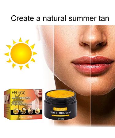 Eelhoe Intensive Tanning Gel Set - Premium Brown Accelerator Cream for Sunbeds & Outdoor Sun - Buy Online on SooperMarket.com