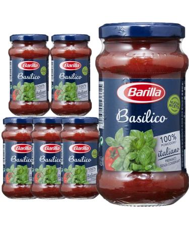 6x Barilla Basilico Italian Tomato Sauce with Basil 400g Ready to Eat!