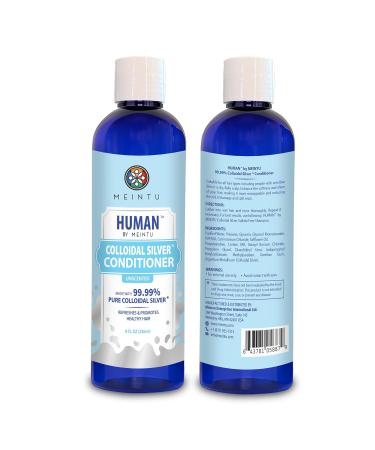 99.99% Pure Colloidal Silver Conditioner - Unscented Hair Care for Dry & Damaged Hair - Enhances Softness & Shine - 8 Oz - Buy Online on SooperMarket.com