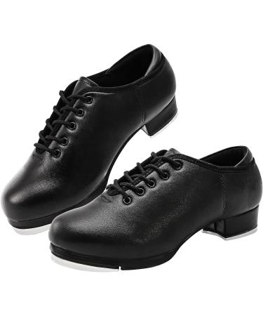 Unisex Child Jazz Tap Dance Shoes - Black, Size 2.5 Little Kid - Buy Online on SooperMarket.com