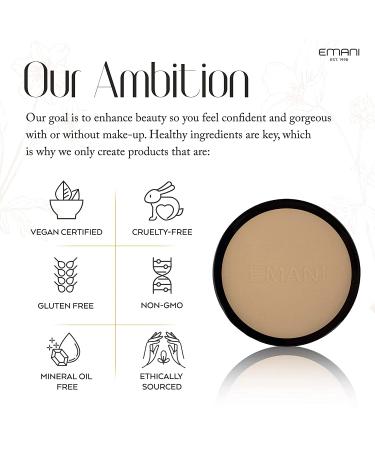 Emani Vegan 200 Bamboo HD Setting Powder - Natural & Cruelty-Free - Buy Online on SooperMarket.com