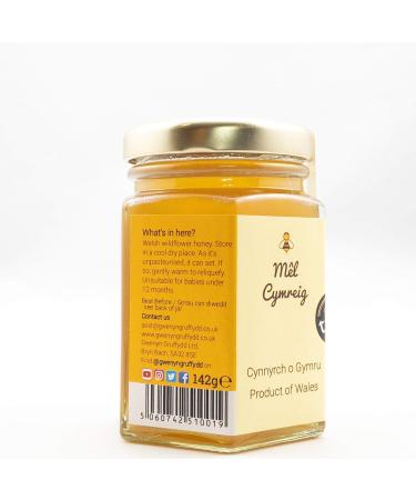 M l Gwenyn Gruffydd Local 100% Pure Natural Welsh British Blossom Unpasteurised Honey 142g Directly from Beekeeper - Buy Online on SooperMarket.com