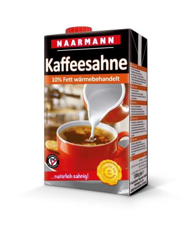 Naarmann coffee cream 10 percent fat heat treated Tetra Pack 1000ml