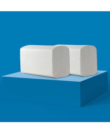 Buy AmazonCommercial 2-Layer Z-Fold Paper Towels - 4000 Pure Cellulose Sheets 20 Packs | Eco-Friendly & Durable Cleaning Solutions - Buy Online on SooperMarket.com