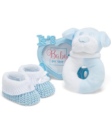 Baby Box Shop New Baby Boy Gifts - 7 Baby Shower Gift Set for Newborn Boys - Buy Online on SooperMarket.com