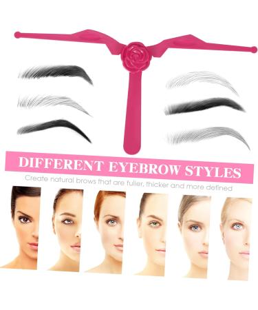 Angoily 3 Pcs Eyebrow Template Eyebrow Ruler Eyebrow Makeup Stencil Template Ruler Portable Protractor - Buy Online on SooperMarket.com